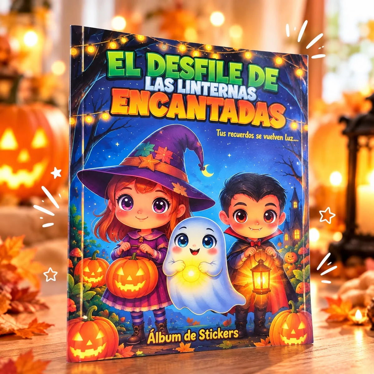 Álbum de Halloween Personalizado | Incluye 24 Láminas con tus Fotos