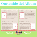 Álbum de Láminas de la Novena de Aguinaldos – Diseñado para Niños - Fauna Regalos que emocionan