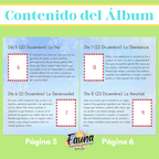 Álbum de Láminas de la Novena de Aguinaldos – Diseñado para Niños - Fauna Regalos que emocionan