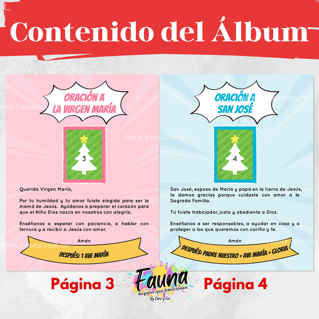 Novena Infantil de Navidad 2025 – Álbum con Láminas tipo Panini 🎄