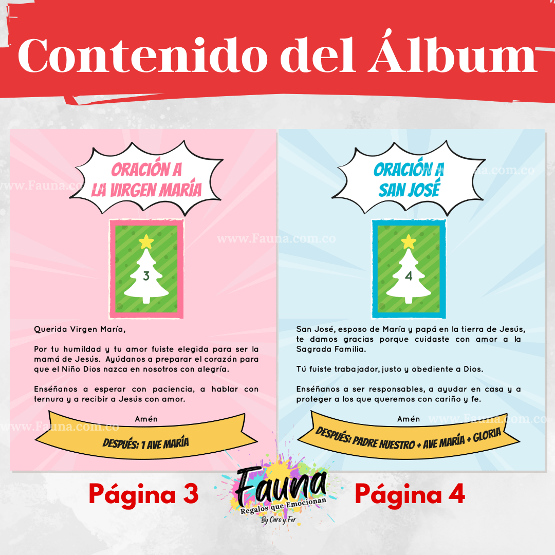 Novena Infantil de Navidad 2025 – Álbum con Láminas tipo Panini 🎄