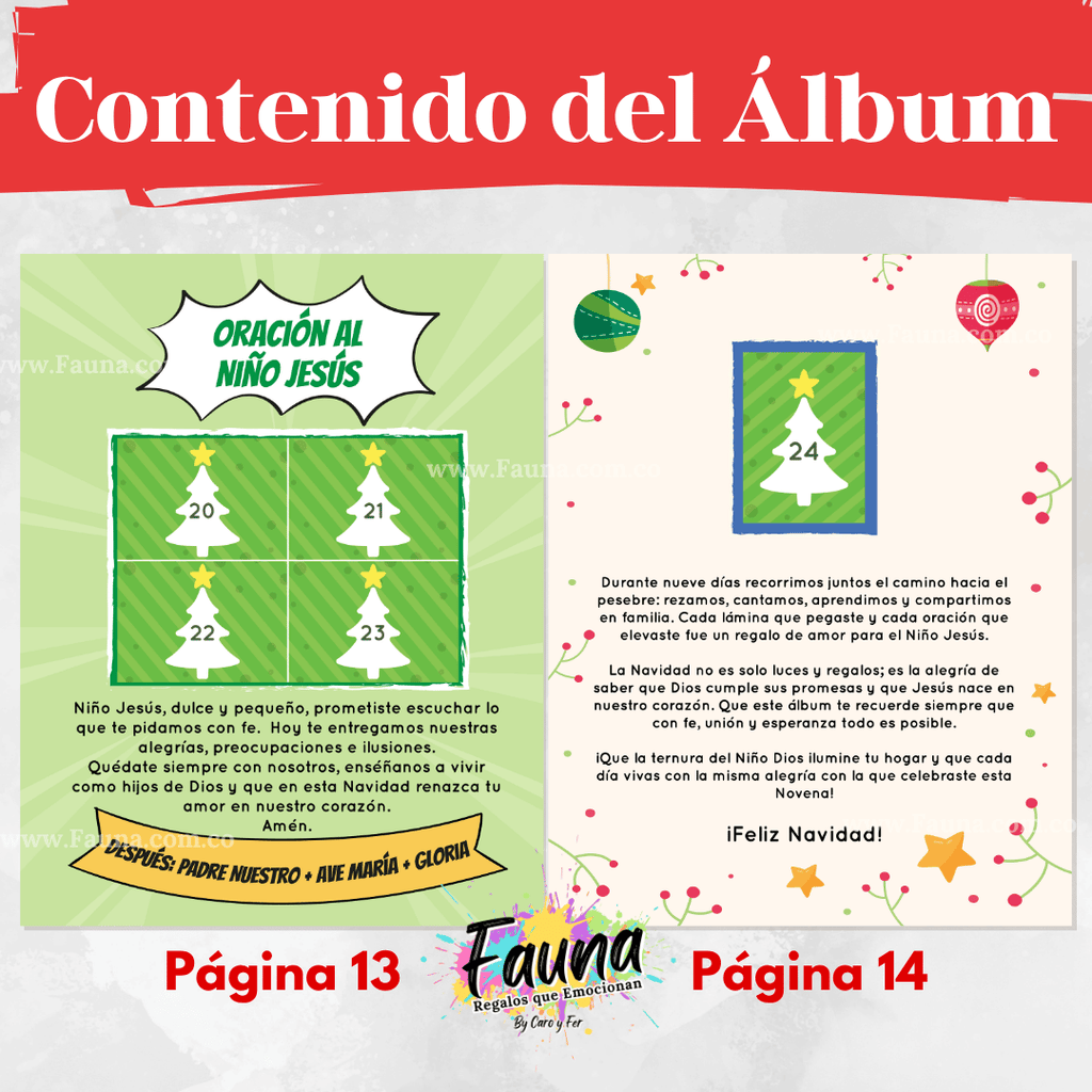 Novena Infantil de Navidad 2025 – Álbum con Láminas tipo Panini 🎄