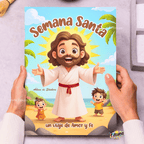 ✨ Álbum de Láminas de la Semana Santa – Diseñado para Niños - con láminas incluidas