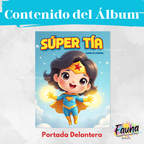 Álbum de Láminas Personalizado – Súper Tía