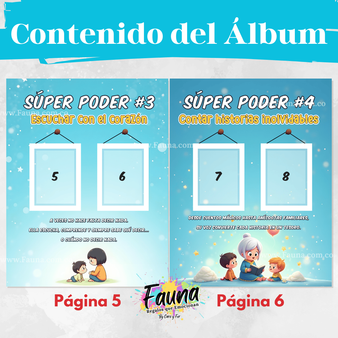 Álbum de Láminas Personalizado – Súper Tía