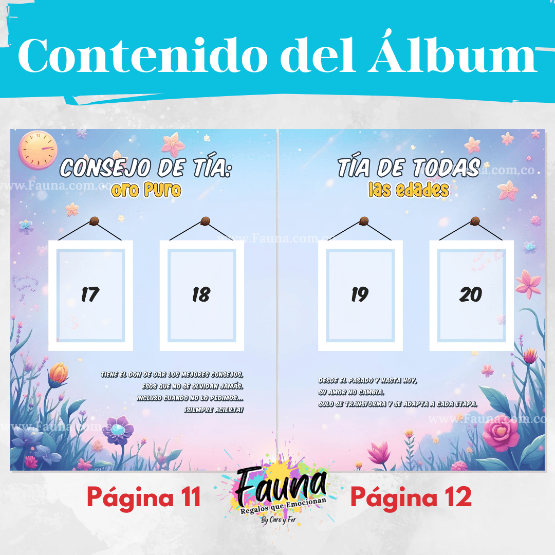 Álbum de Láminas Personalizado – Súper Tía