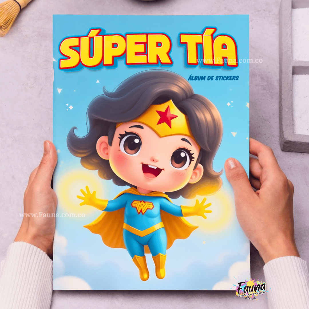 Álbum de Láminas Personalizado – Súper Tía