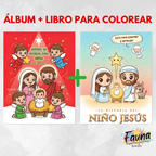 Álbum Infantil de la Novena de Aguinaldos 2025 – Láminas tipo Panini para vivir la Navidad en familia 🎄✨