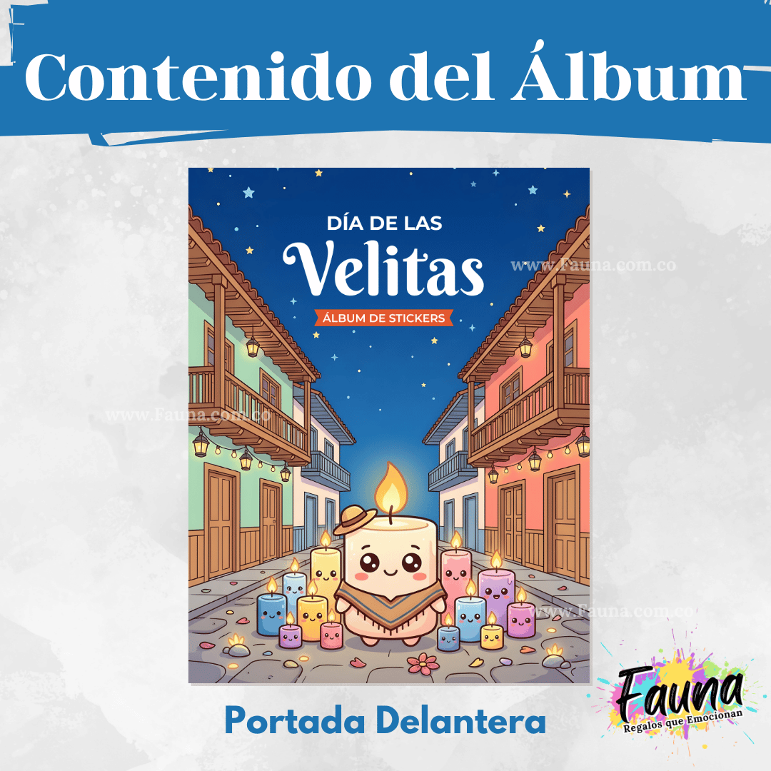 Álbum Día de las Velitas 2025 – Álbum con Láminas tipo Panini 🕯️