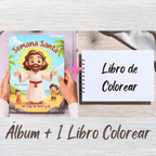 ✨ Álbum de Láminas de la Semana Santa – Diseñado para Niños - con láminas incluidas