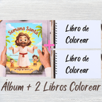 ✨ Álbum de Láminas de la Semana Santa – Diseñado para Niños - con láminas incluidas