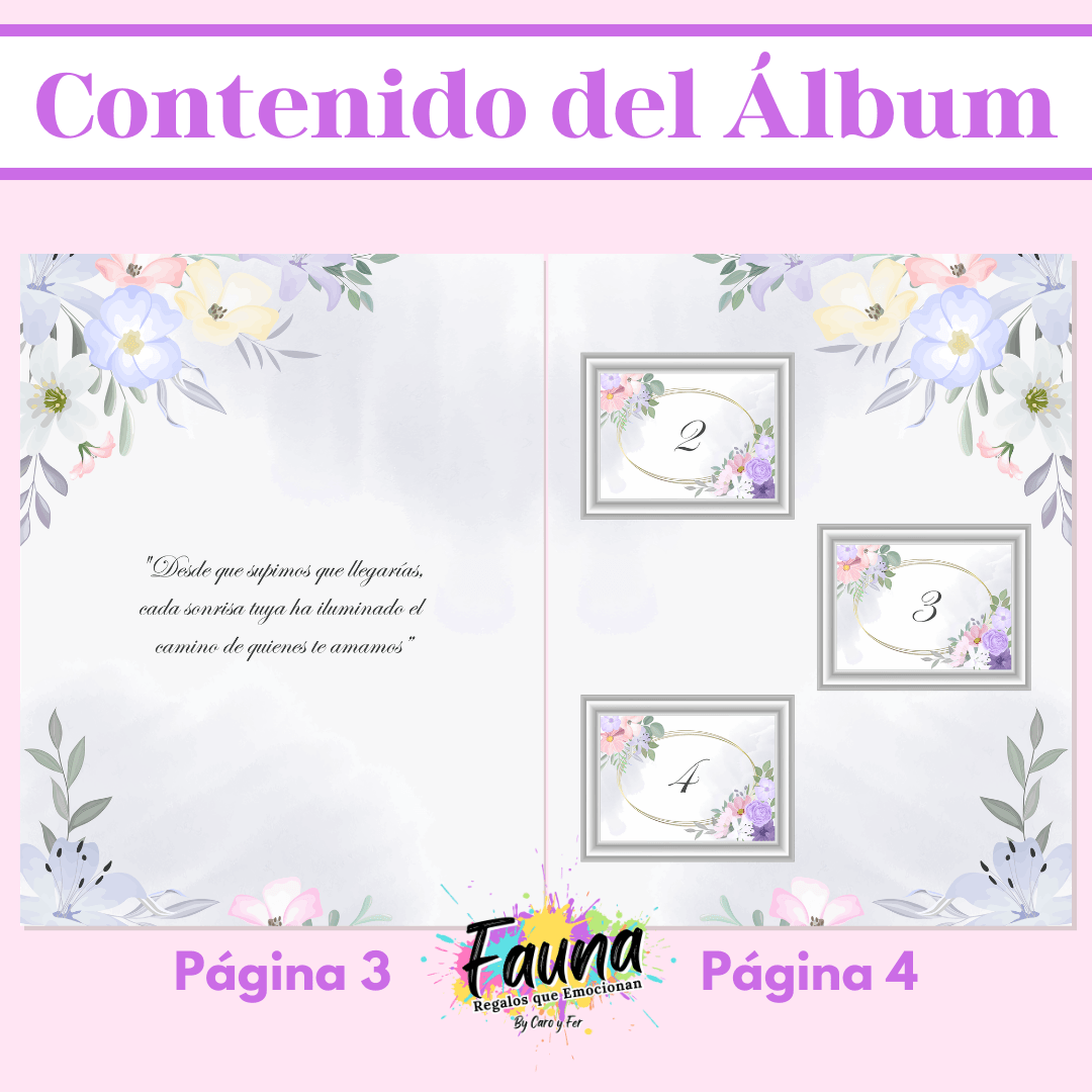 Álbum de Láminas 15 Años Personalizado con 18 Fotos - Fauna Regalos que emocionan