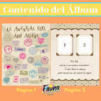 Álbum de Láminas de Amor inspirado en Up Personalizado con 18 Fotos - Fauna Regalos que emocionan