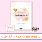 Álbum de Láminas para Aniversario Personalizado con 18 Fotos - Fauna Regalos que emocionan