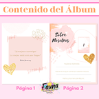 Álbum de Láminas para Aniversario Personalizado con 18 Fotos - Fauna Regalos que emocionan