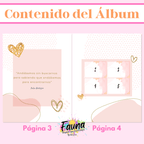 Álbum de Láminas para Aniversario Personalizado con 18 Fotos - Fauna Regalos que emocionan
