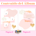 Álbum de Láminas para Aniversario Personalizado con 18 Fotos - Fauna Regalos que emocionan