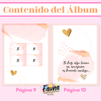 Álbum de Láminas para Aniversario Personalizado con 18 Fotos - Fauna Regalos que emocionan