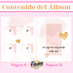 Álbum de Láminas para Aniversario Personalizado con 18 Fotos - Fauna Regalos que emocionan