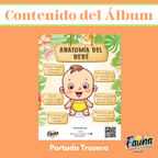 Álbum de Láminas Mi Primer Año para Bebé Personalizado con 18 Fotos - Fauna Regalos que emocionan