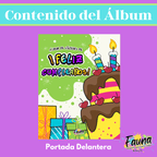 Álbum de Láminas Feliz Cumpleaños Personalizado con 18 Fotos - Fauna Regalos que emocionan