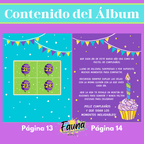 Álbum de Láminas Feliz Cumpleaños Personalizado con 18 Fotos - Fauna Regalos que emocionan