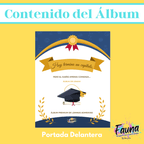 Álbum de Láminas de Grado Personalizado con 18 Fotos - Fauna Regalos que emocionan
