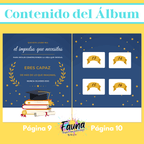 Álbum de Láminas de Grado Personalizado con 18 Fotos - Fauna Regalos que emocionan