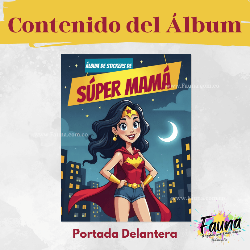 Álbum de Láminas para Mamá Personalizado con 18 Fotos