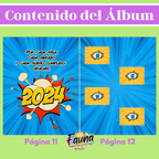 Álbum de Láminas Nuestro 2024 Personalizado con 18 Fotos - Fauna Regalos que emocionan