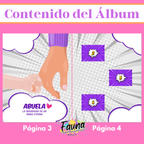 Álbum de Láminas Súper Abuela Personalizado con 18 Fotos - Fauna Regalos que emocionan
