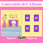 Álbum de Láminas Súper Abuela Personalizado con 18 Fotos - Fauna Regalos que emocionan