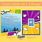 Álbum de Láminas Personalizado para Parejas Masculinas - Fauna Regalos que emocionan