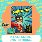 Álbum de Láminas de Súper Tío Personalizado con 18 Fotos - Fauna Regalos que emocionan
