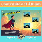 Álbum de Láminas de Súper Tío Personalizado con 18 Fotos - Fauna Regalos que emocionan