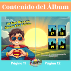 Álbum de Láminas de Súper Tío Personalizado con 18 Fotos - Fauna Regalos que emocionan