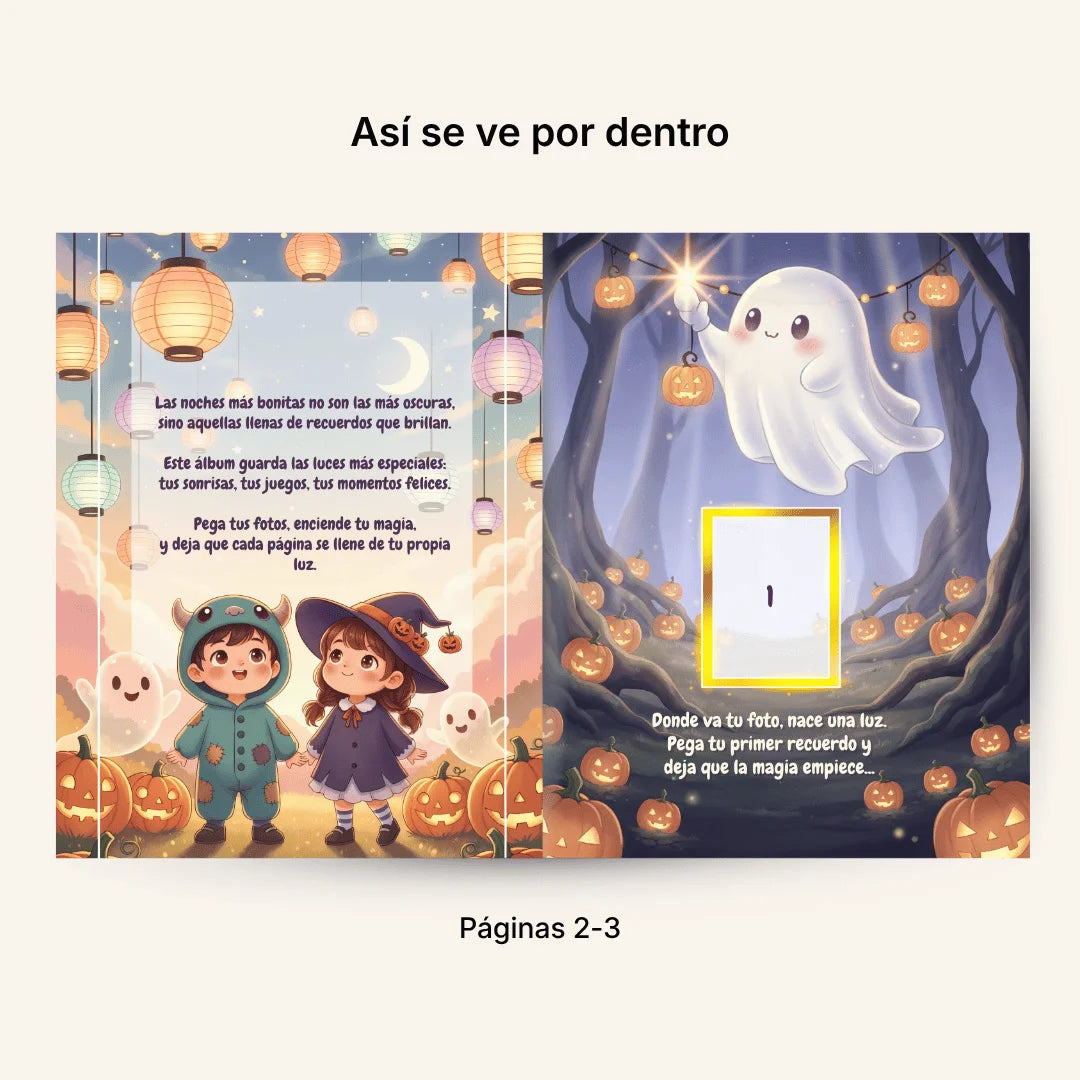 El Desfile de las Linternas Encantadas  – Álbum con Láminas tipo Panini 🎃