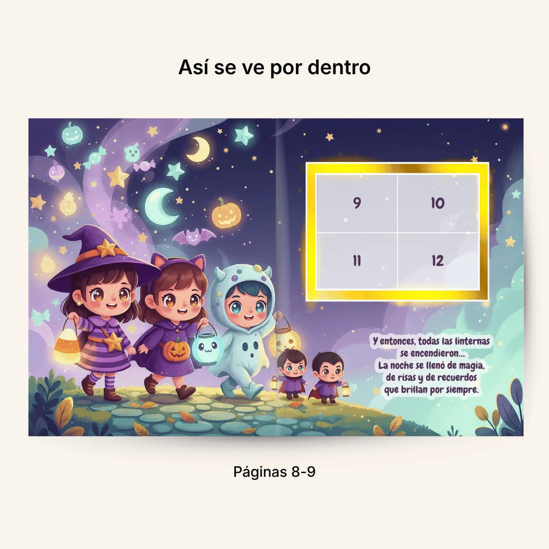 Álbum de Halloween Personalizado | Incluye 24 Láminas con tus Fotos