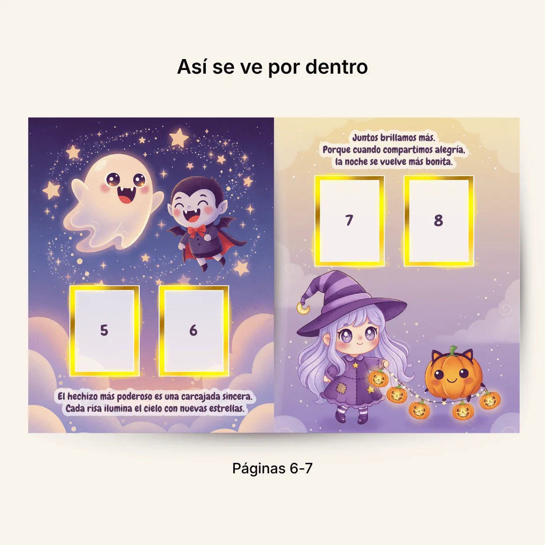 Álbum de Halloween Personalizado | Incluye 24 Láminas con tus Fotos