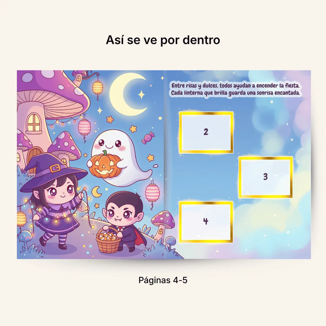 Álbum de Halloween Personalizado | Incluye 24 Láminas con tus Fotos