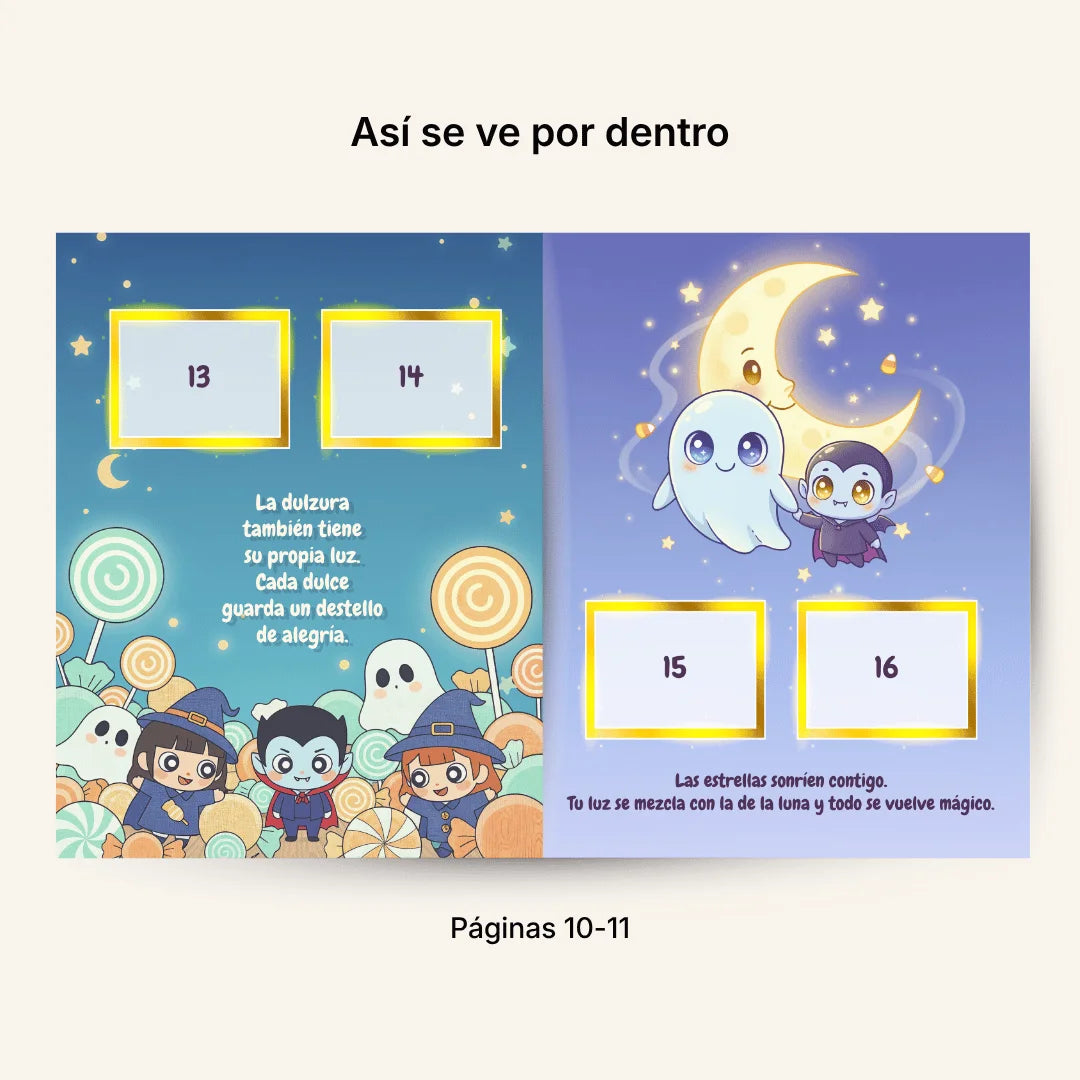 Álbum de Halloween Personalizado | Incluye 24 Láminas con tus Fotos