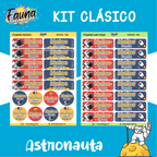 Astronauta 🚀 - Etiquetas Escolares Premium Personalizadas