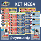 Astronauta 🚀 - Etiquetas Escolares Premium Personalizadas