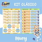 Bluey 🐾 - Etiquetas Escolares Premium Personalizadas