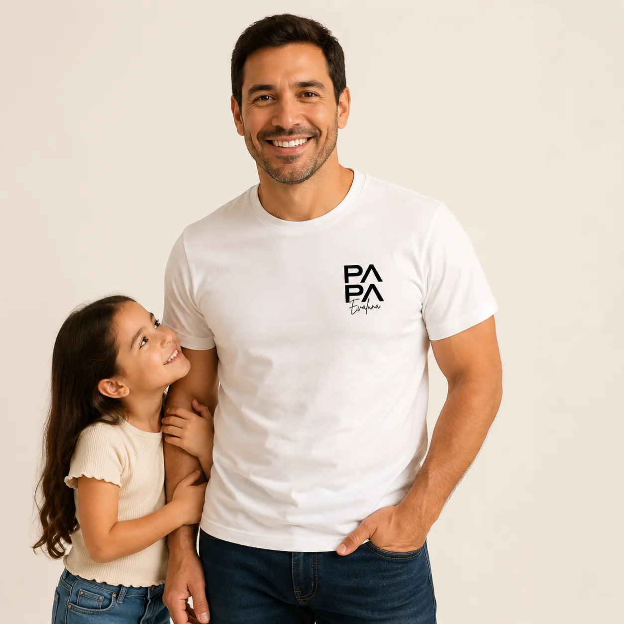 Papá – Camiseta Personalizada con Nombres