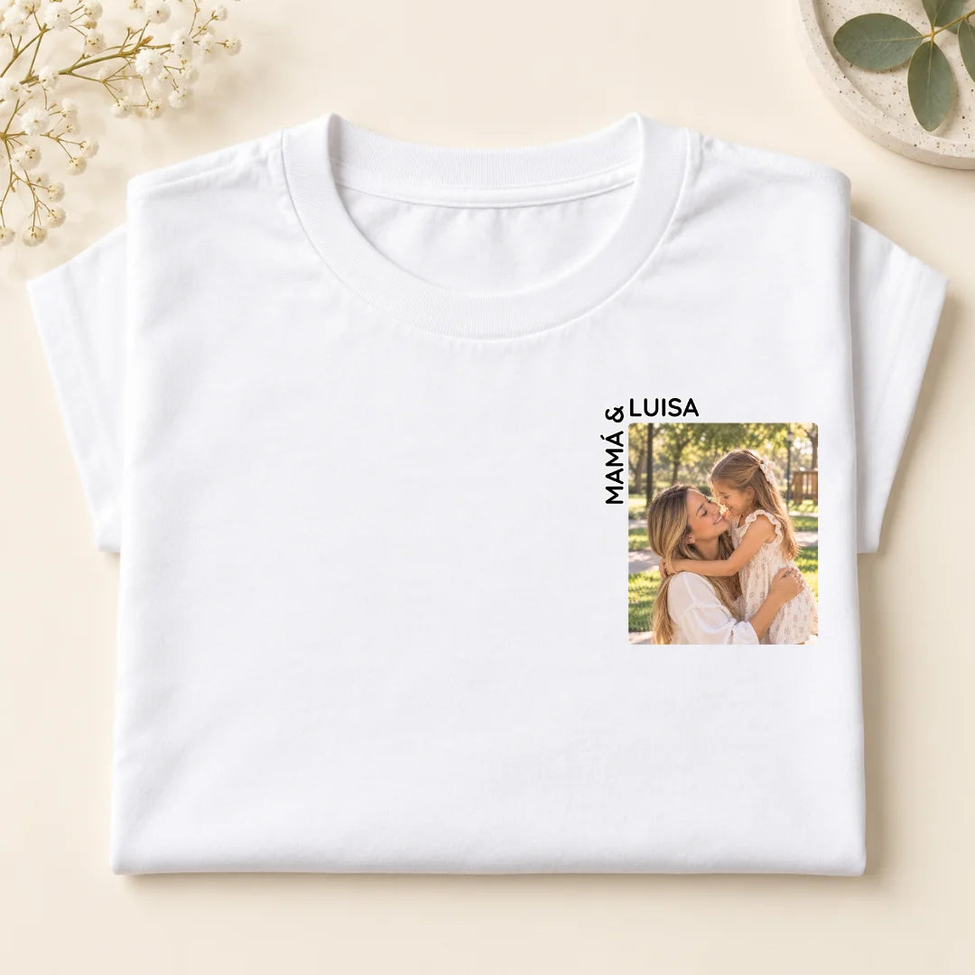 Mamá – Camiseta Personalizada con Foto