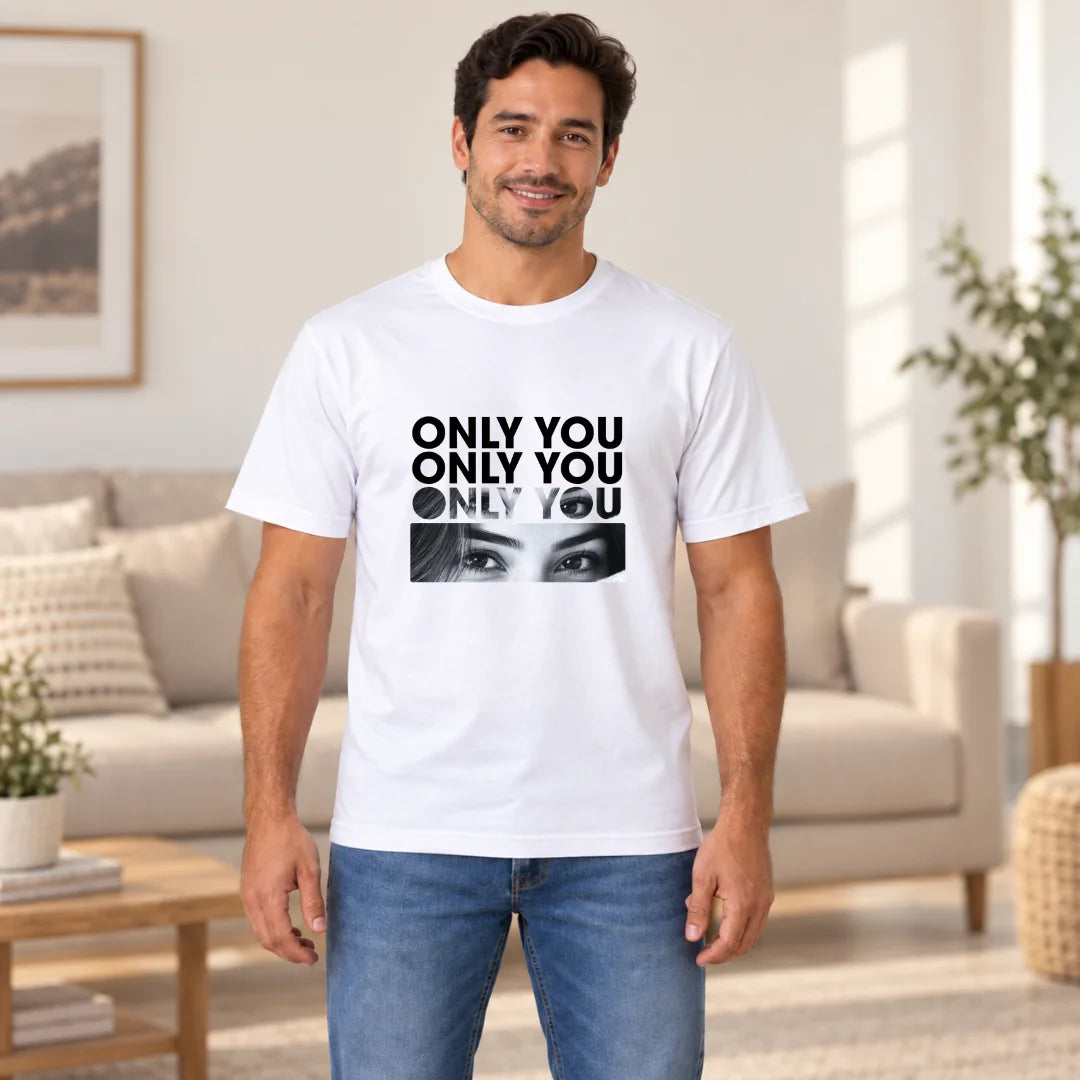 Only You – Camiseta Personalizada con Foto