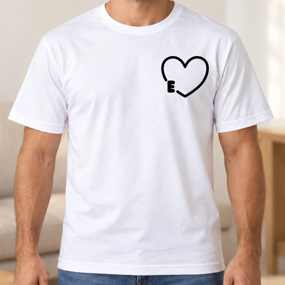 Siempre Tú – Camiseta Personalizada con Inicial