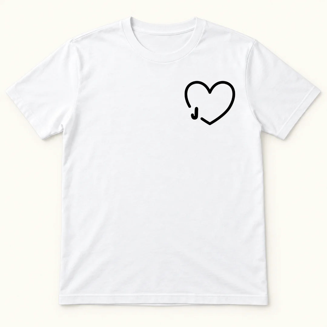 Siempre Tú – Camiseta Personalizada con Inicial