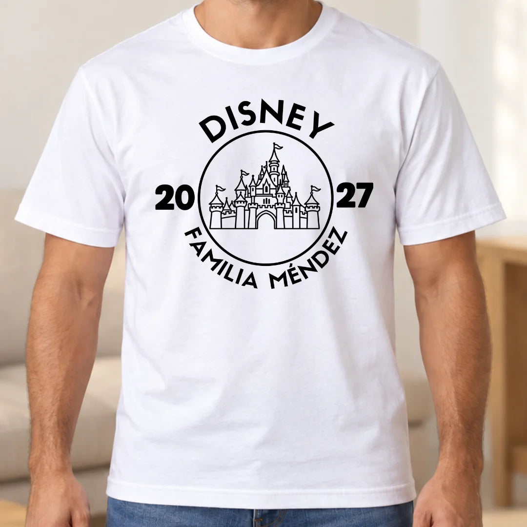 Nuestro Viaje Soñado – Camiseta Personalizada con Año y Nombre